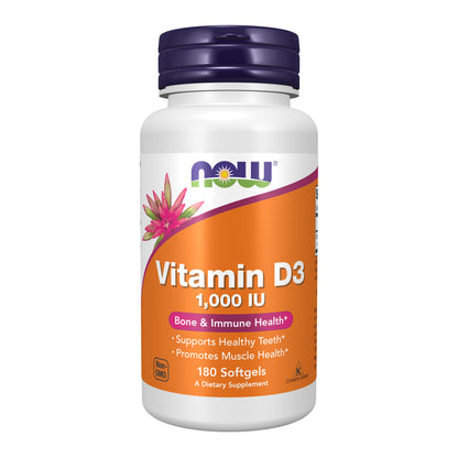 Vitamin D-3 1000 IU - 180 Softgels