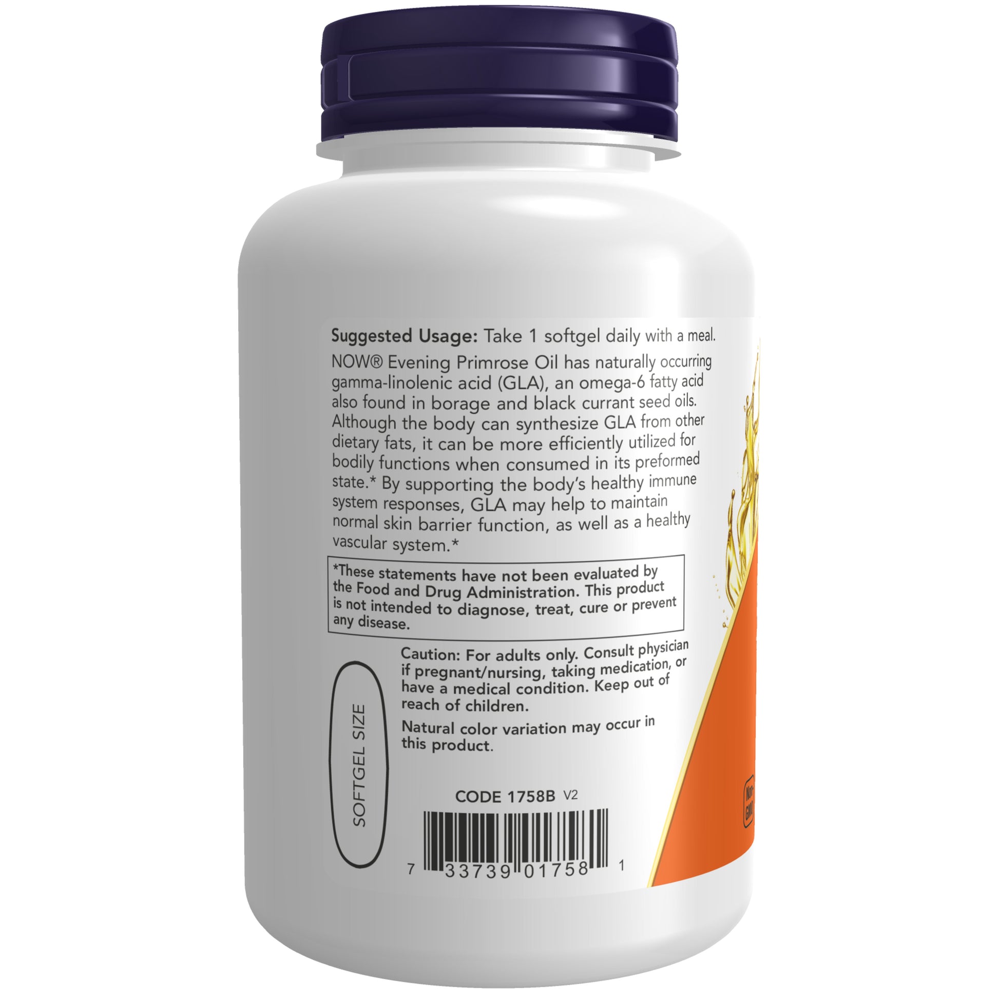 NOW Foods Evening Primrose Oil 90 veggie softgels for women’s health support