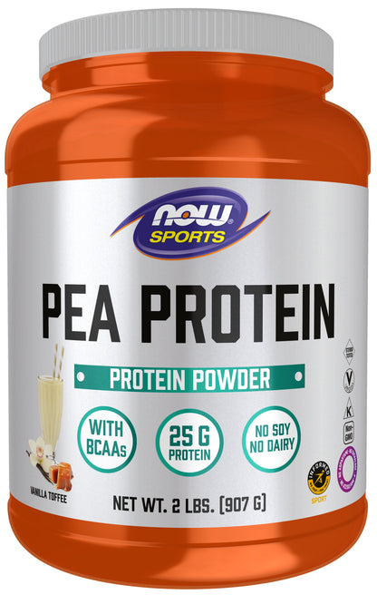 Pea Protein, Vanilla Toffee Powder - 2 lbs.