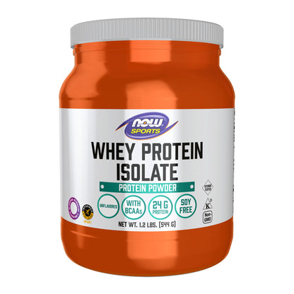 Whey Protein Isolate, Unflavored Powder - 1.2 lb.