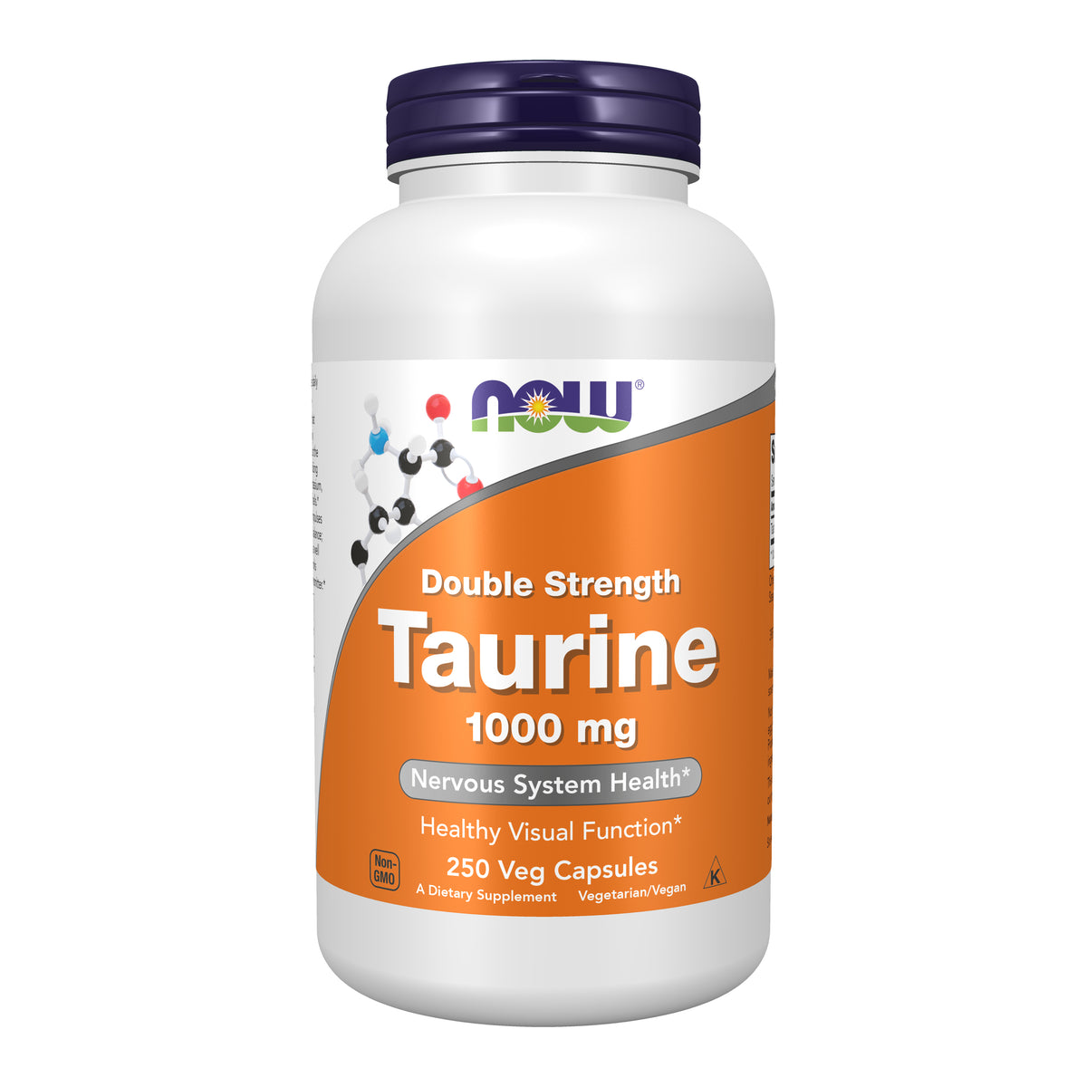 Taurine, Double Strength 1000 mg - 250 Veg Capsules