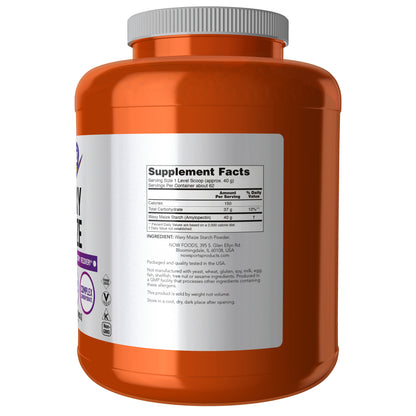 NOW Sports Waxy Maize Complex Carb Powder for Endurance & Recovery Support - 5.5 lbs
