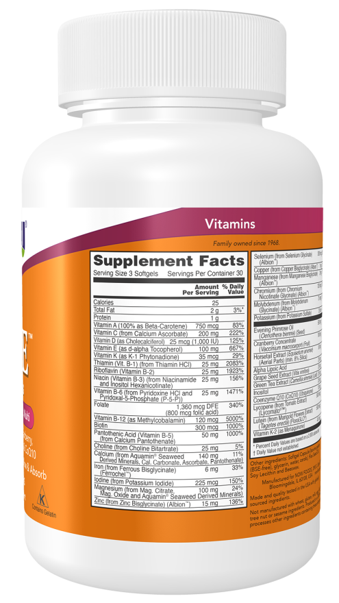 NOW EVE Softgels Superior Women’s Multi 180 Softgels