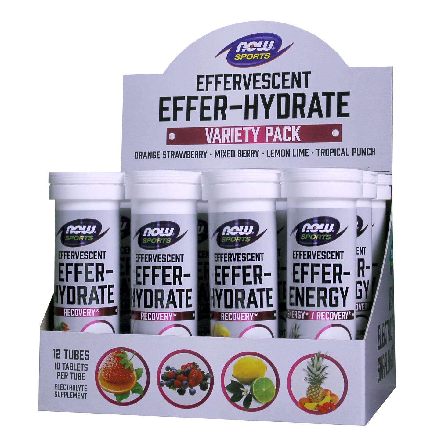 Display Case for Effer- Hydrate & Energy 12 Tubes/Case