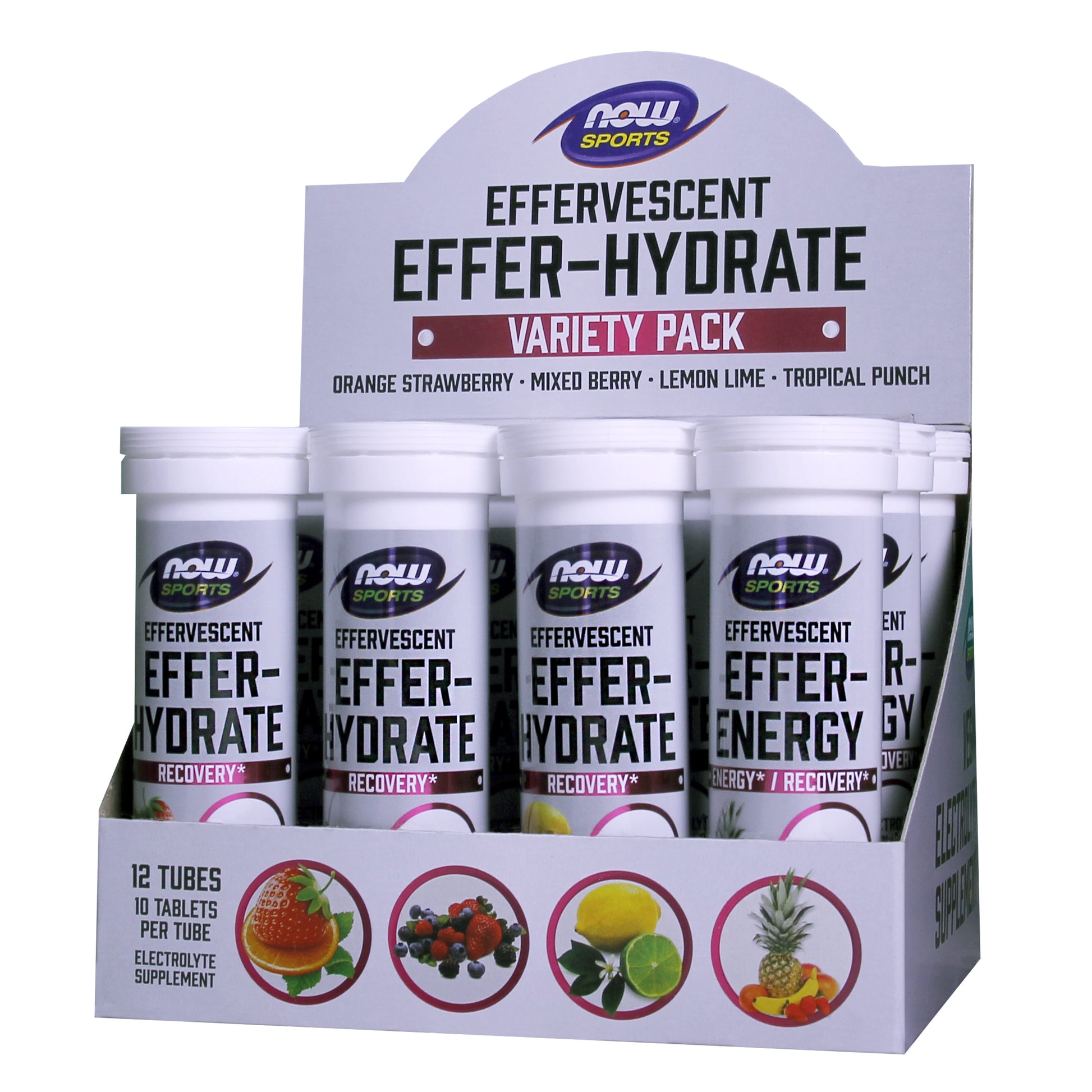 Display Case for Effer- Hydrate & Energy 12 Tubes/Case