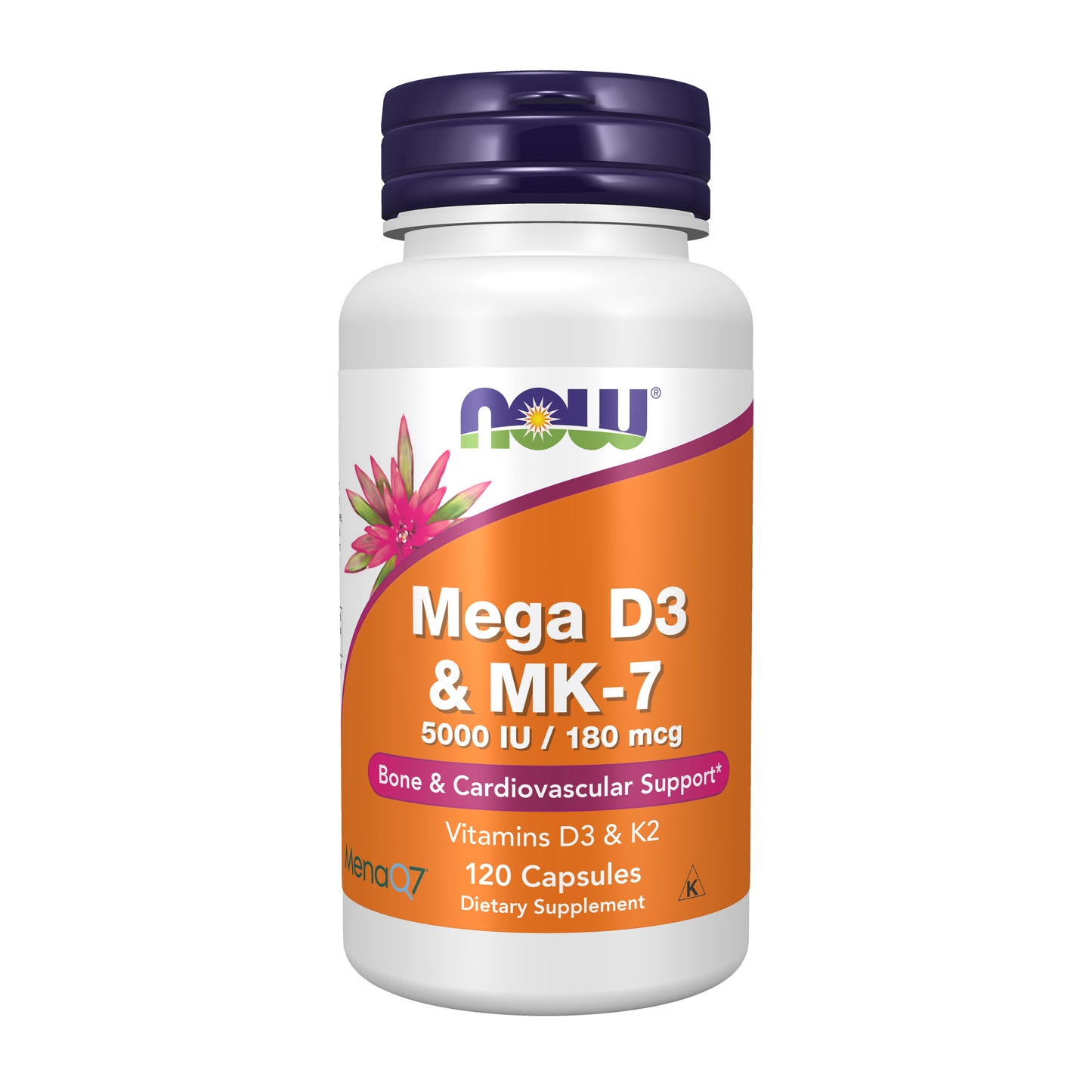 Mega D-3 & MK-7 - 120 Capsules