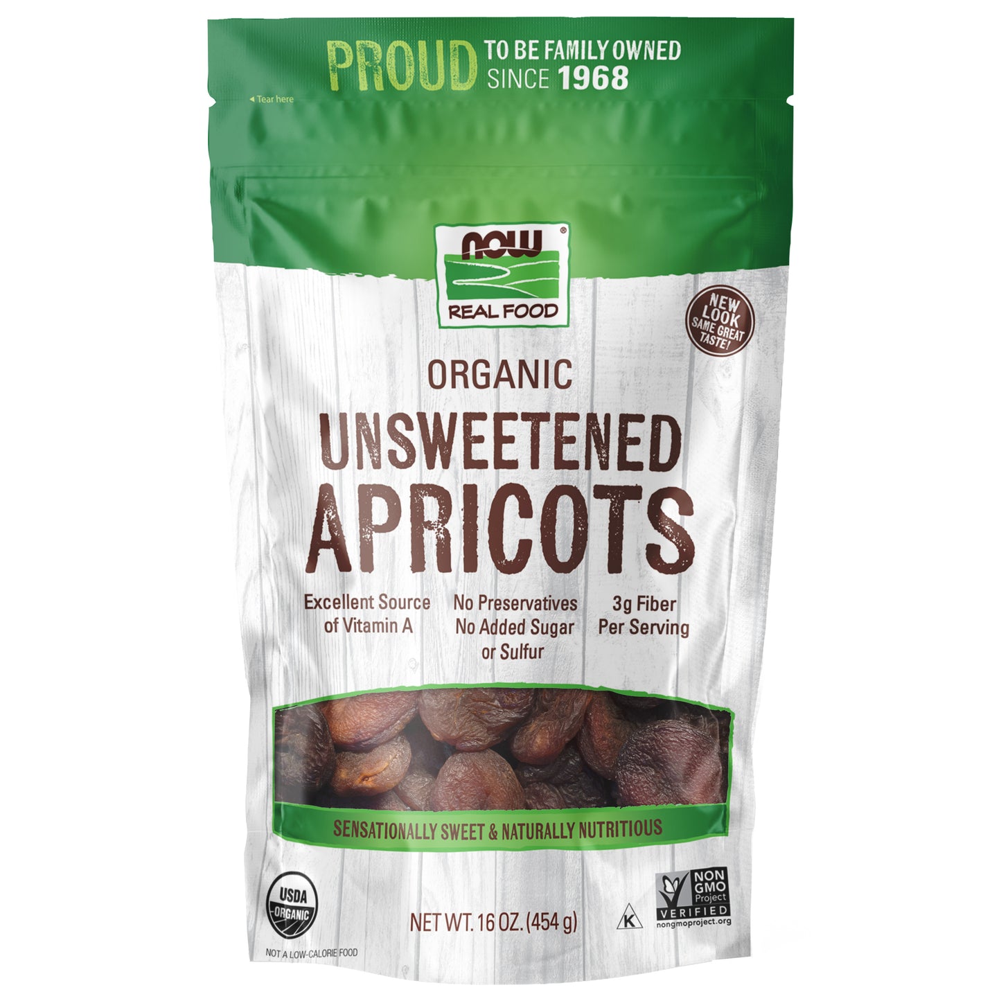 Apricots, Unsweetened & Organic - 16 oz.