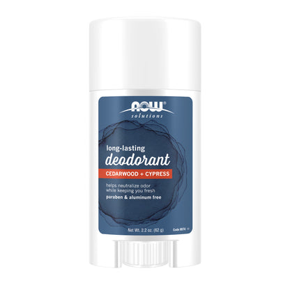 Long-Lasting Deodorant Stick, Cedarwood + Cypress - 2.2 oz.