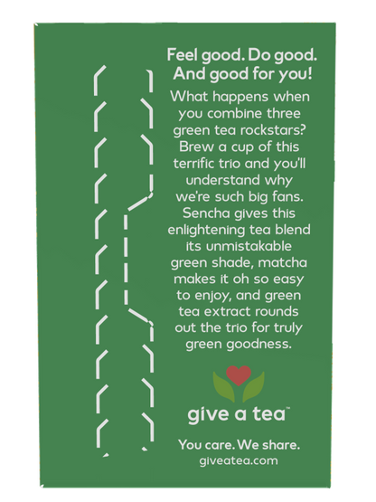 NOW Give a Tea Organic Green Kick 24 Tea Bags