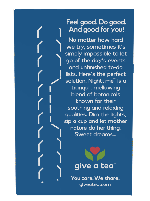 NOW Nighttime caffeine-free chamomile herbal tea blend for bedtime