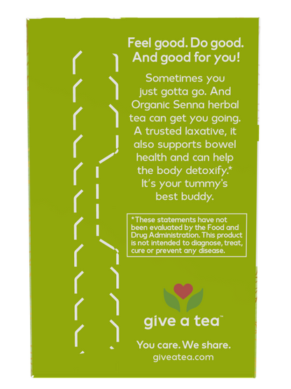 NOW Give a Tea Organic Senna 24 Tea Bags