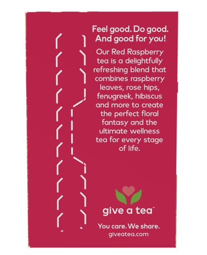 NOW Red Raspberry everyday wellness tea with raspberry leaves