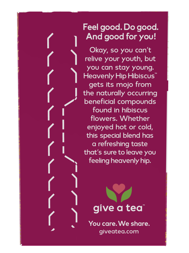 NOW Give a Tea Heavenly Hip Hibiscus 24 Tea Bags