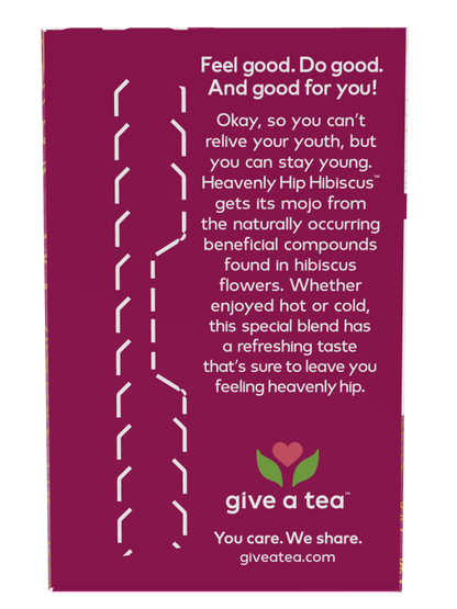 NOW Give a Tea Heavenly Hip Hibiscus 24 Tea Bags