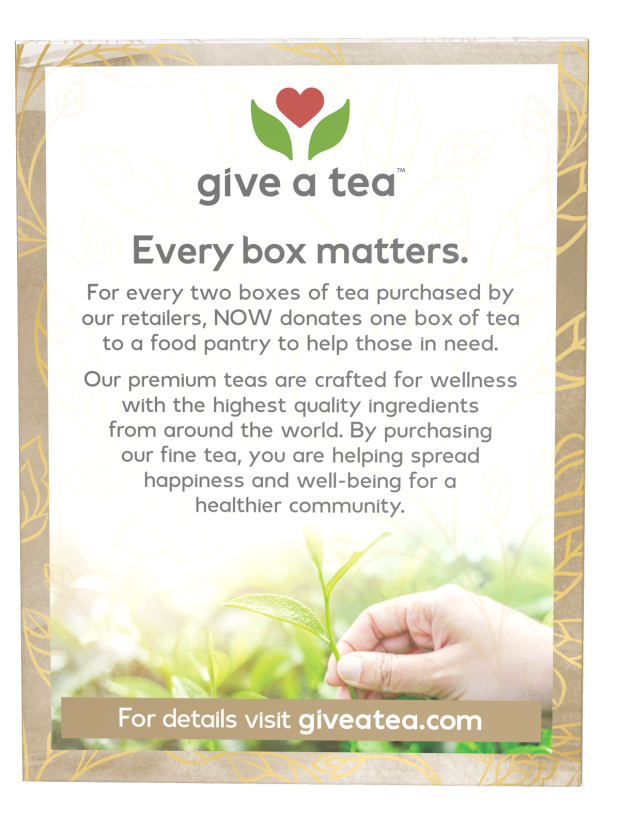 NOW Rooibos Reishi Mushroom caffeine-free herbal tea