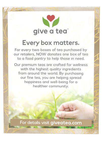 NOW Rooibos Reishi Mushroom caffeine-free herbal tea