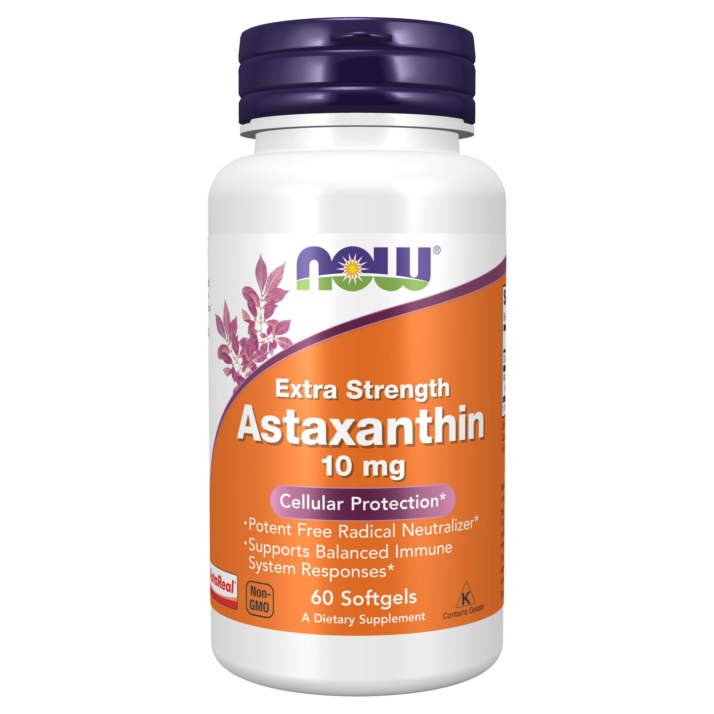 Astaxanthin, Extra Strength 10 mg - 60 Softgels