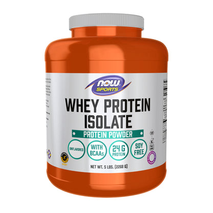 Whey Protein Isolate, Unflavored Powder - 5 lbs.