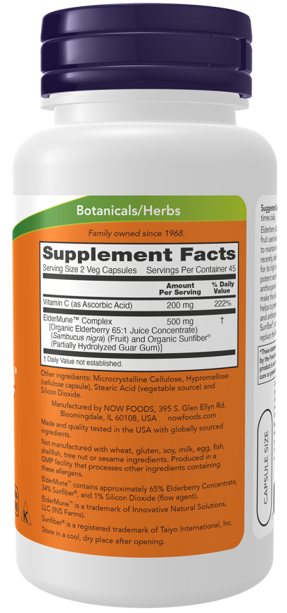 NOW ElderMune Immune System Support 90 Veg Capsules