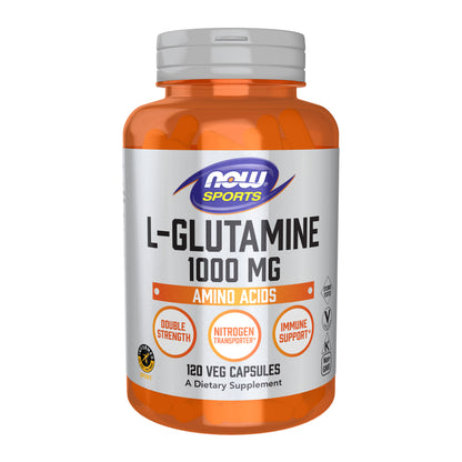 L-Glutamine, Double Strength 1000 mg - 120 Veg Capsules