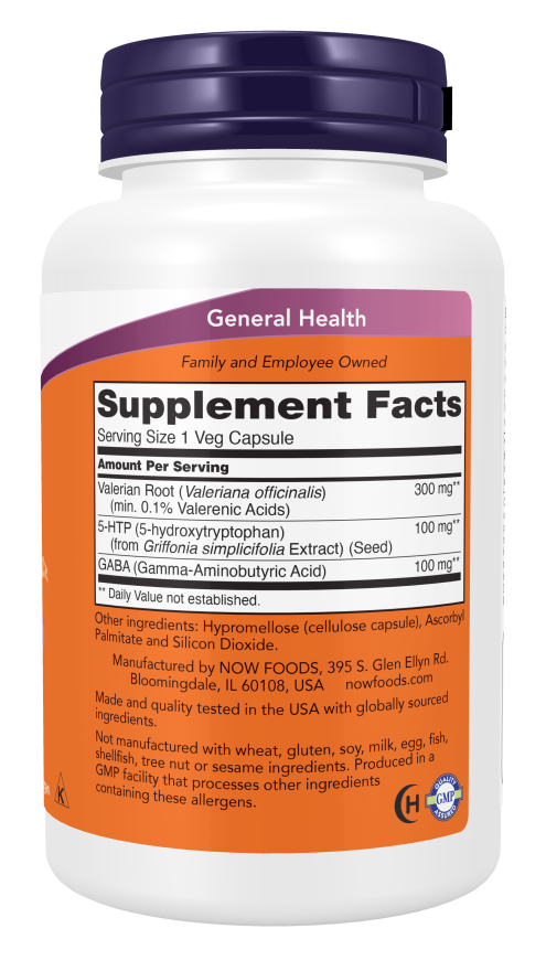 NOW Sleep Supports Restful Sleep 90 Veg Capsules