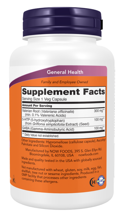 NOW Sleep Supports Restful Sleep 90 Veg Capsules