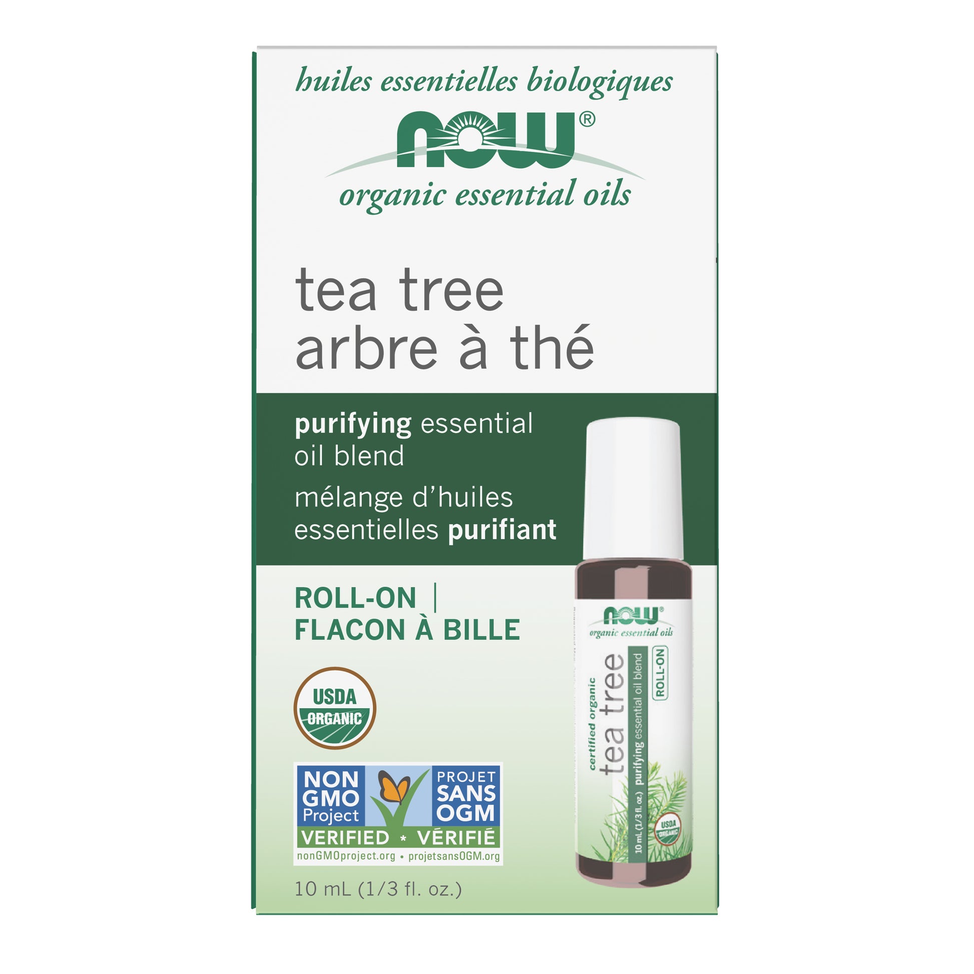 Tea Tree Essential Oil Blend, Organic Roll-On - 10 mL