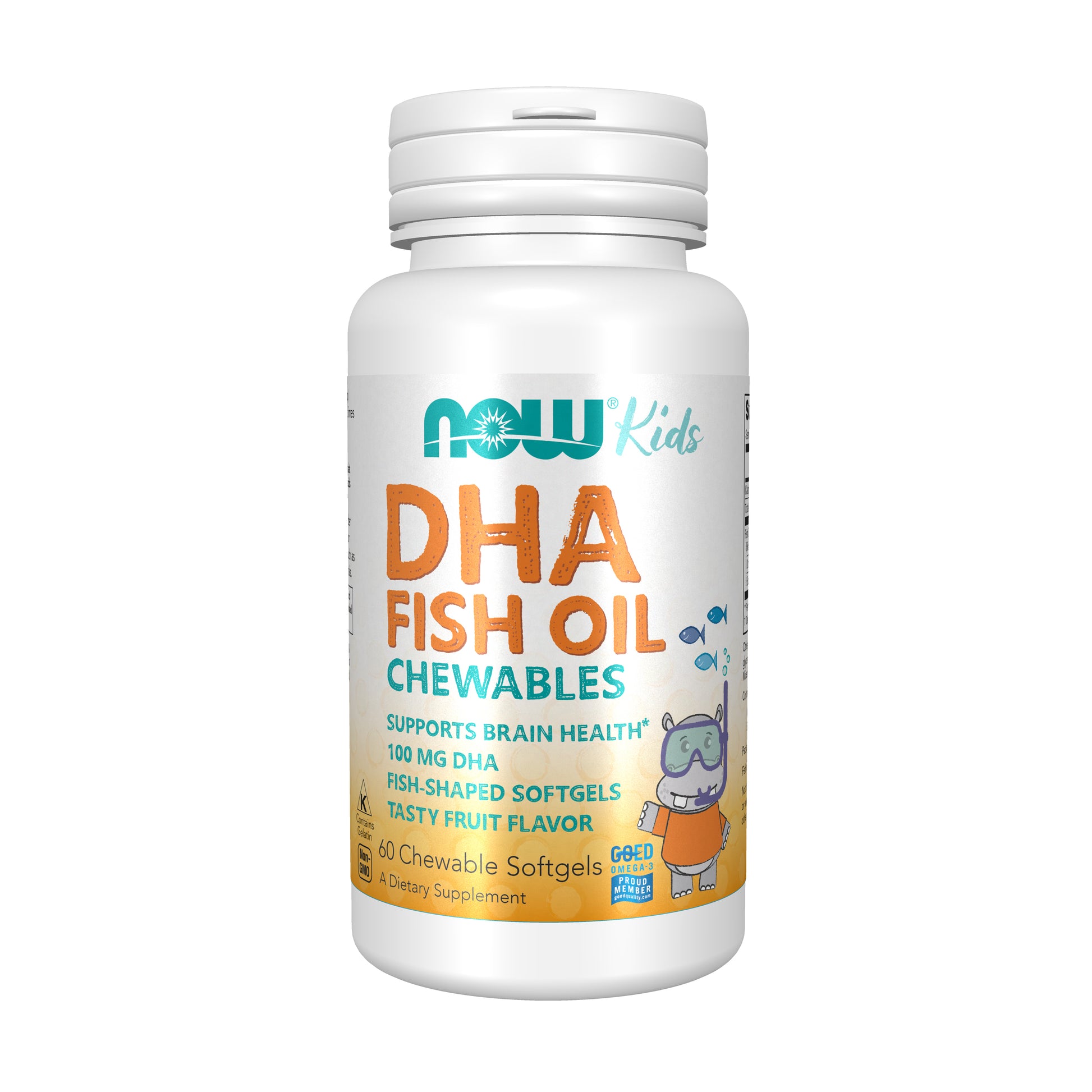 DHA Kids Fish Oil Chewable - 60 Chewable Softgels