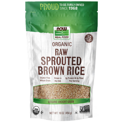 Sprouted Brown Rice, Organic - 16 oz.