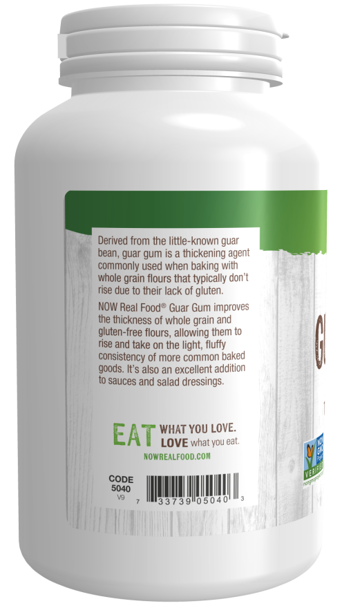 NOW Real Food Guar Gum Pure Powder Thickening Agent 8 oz