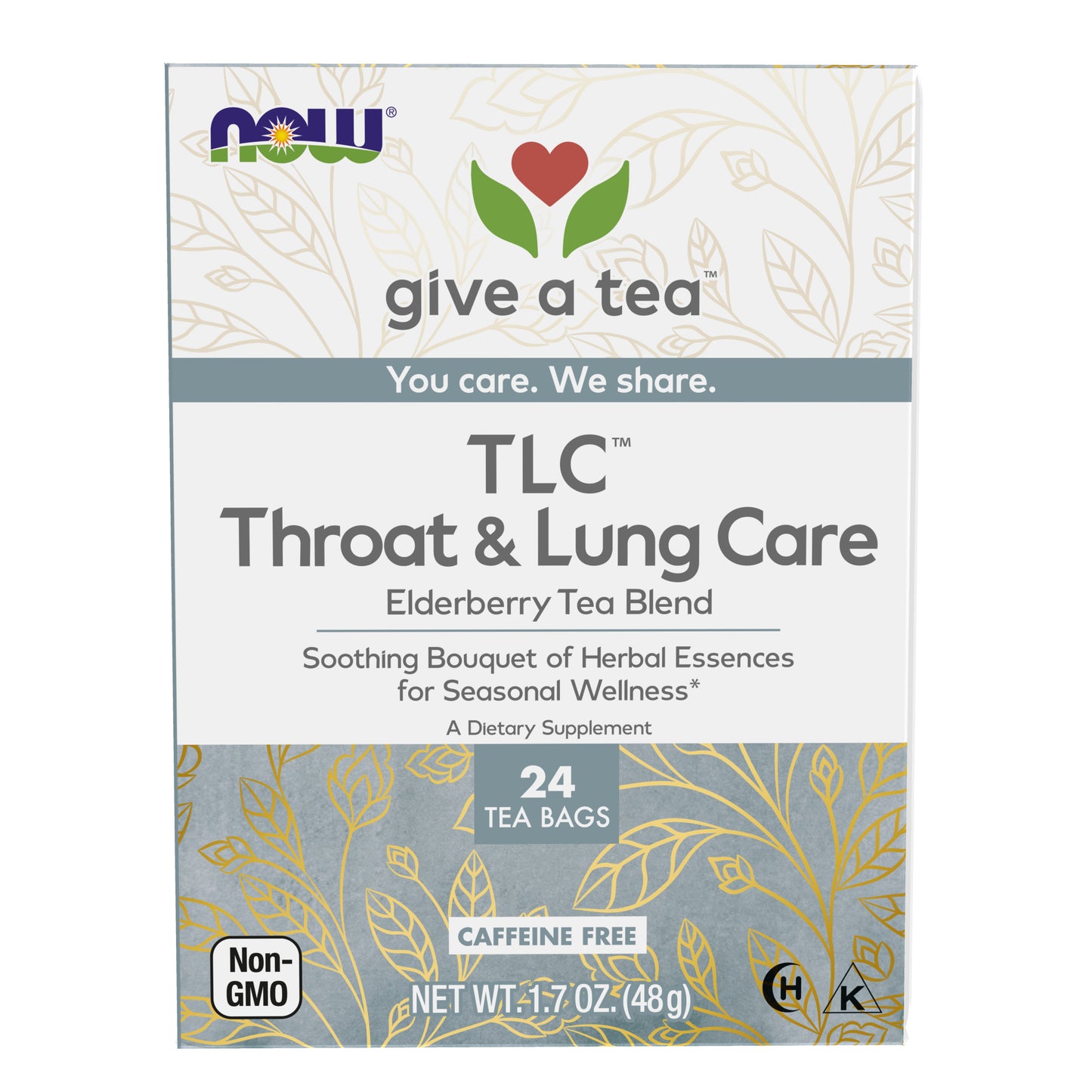 TLC™ Throat & Lung Care Tea - 24 Tea Bags