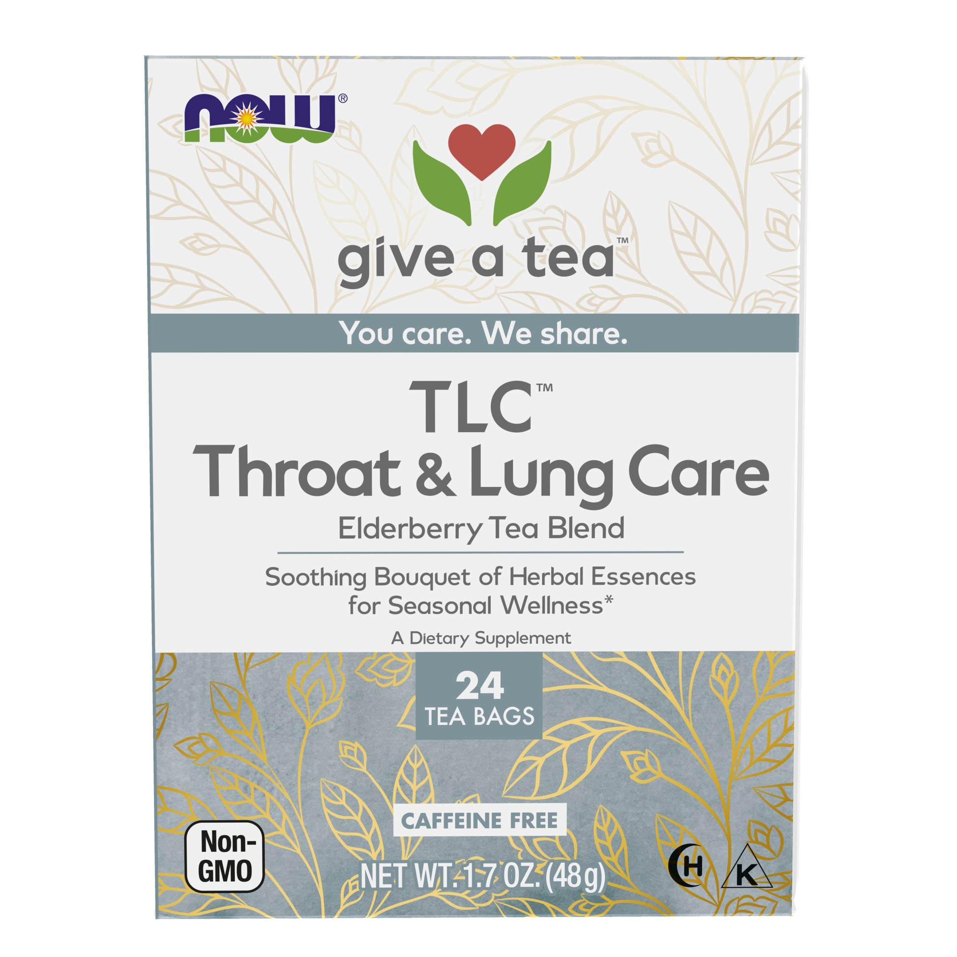 TLC™ Throat & Lung Care Tea - 24 Tea Bags