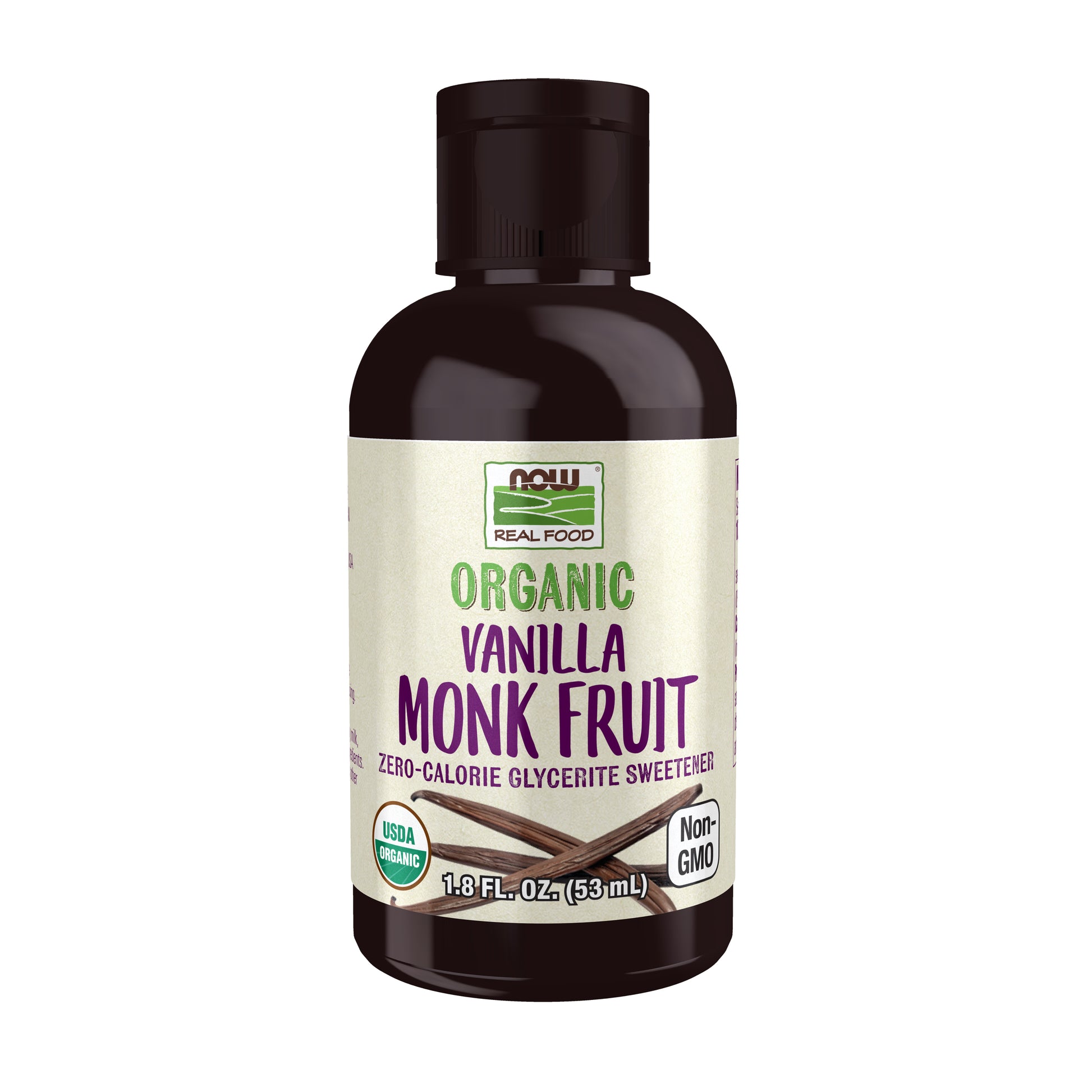 Monk Fruit Vanilla Liquid, Organic - 1.8 fl. oz.