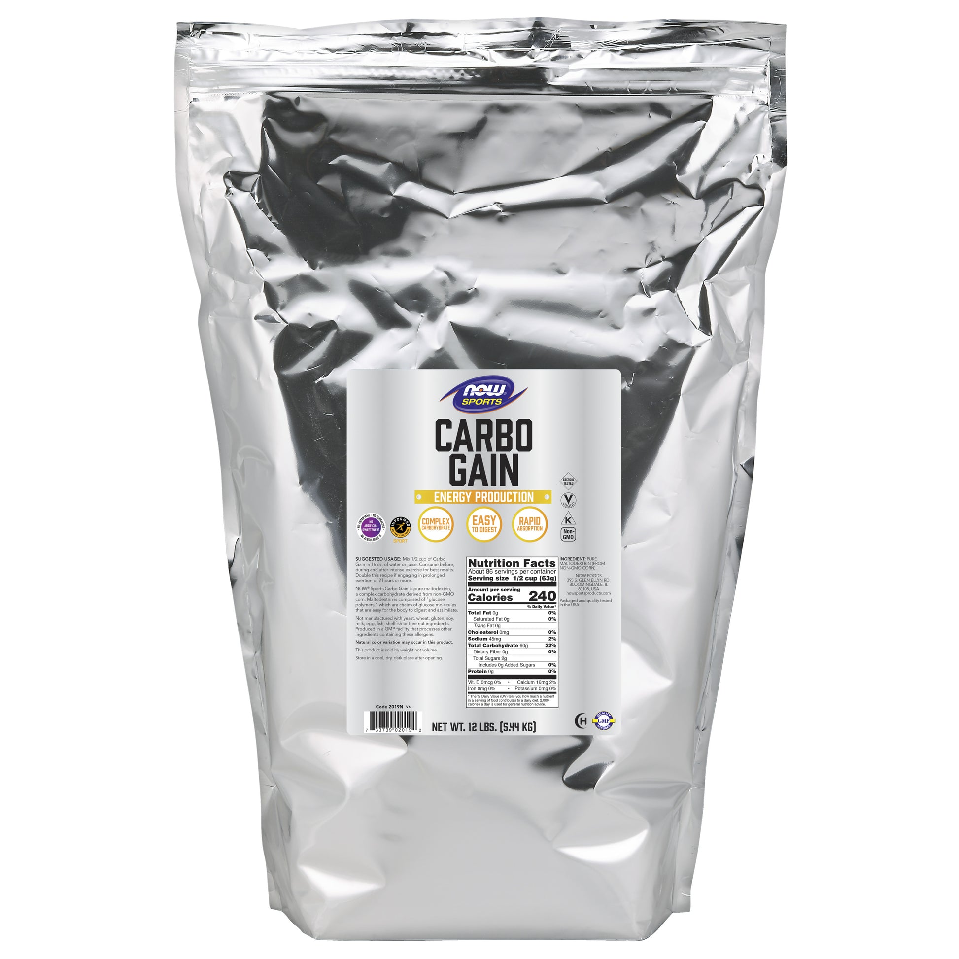 Carbo Gain Powder - 12 lbs.
