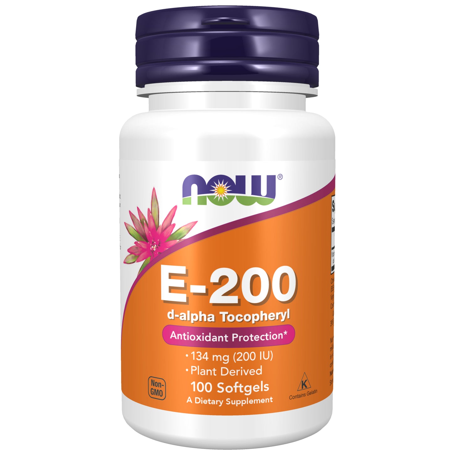 Vitamin E-200 D-Alpha Tocopheryl - 100 Softgels