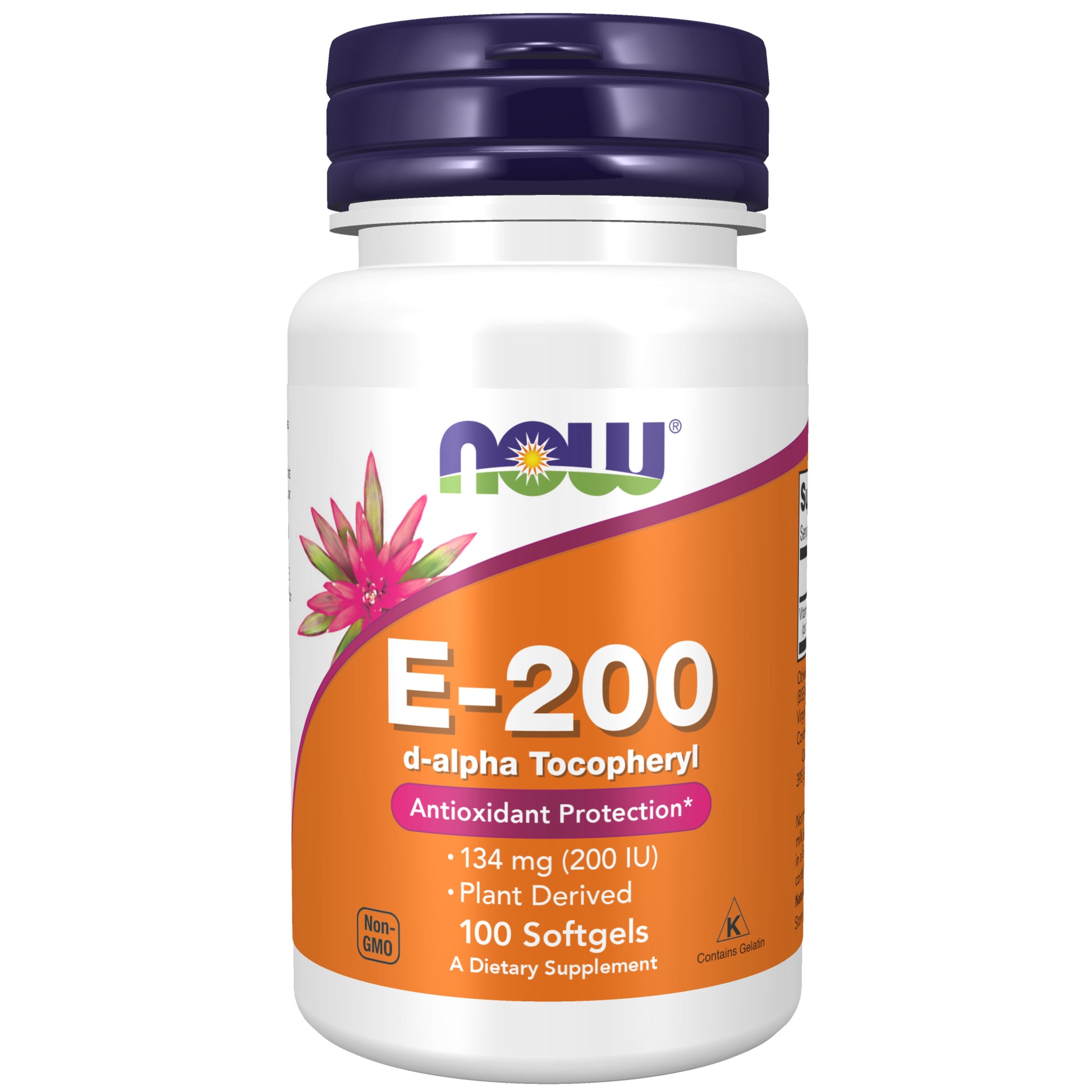 Vitamin E-200 D-Alpha Tocopheryl - 100 Softgels