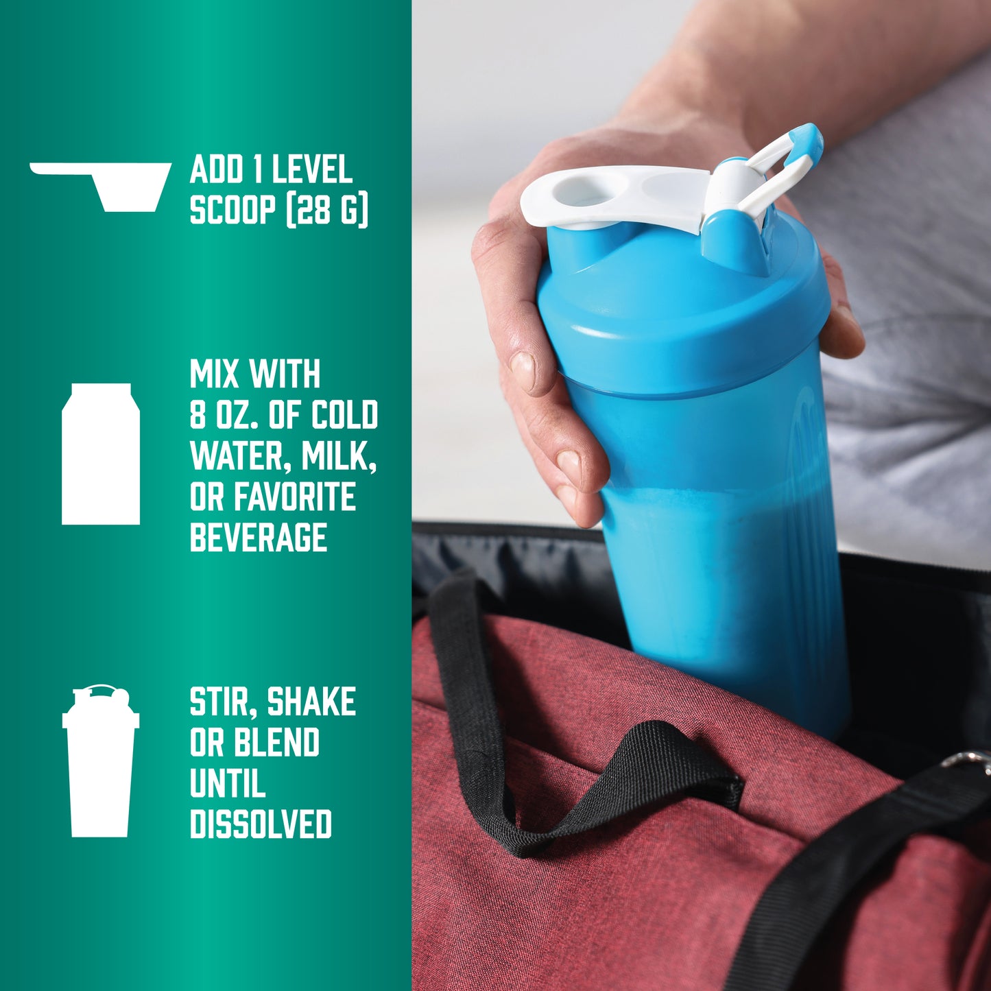 NOW Sports Whey Protein Isolate bulk silver bag with product label