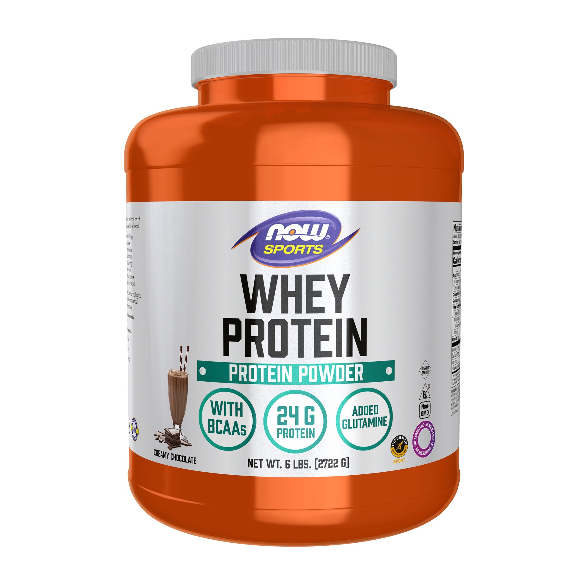 Whey Protein, Creamy Chocolate Powder - 6 lbs.