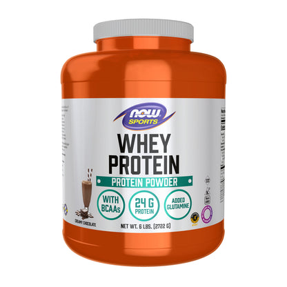Whey Protein, Creamy Chocolate Powder - 6 lbs.
