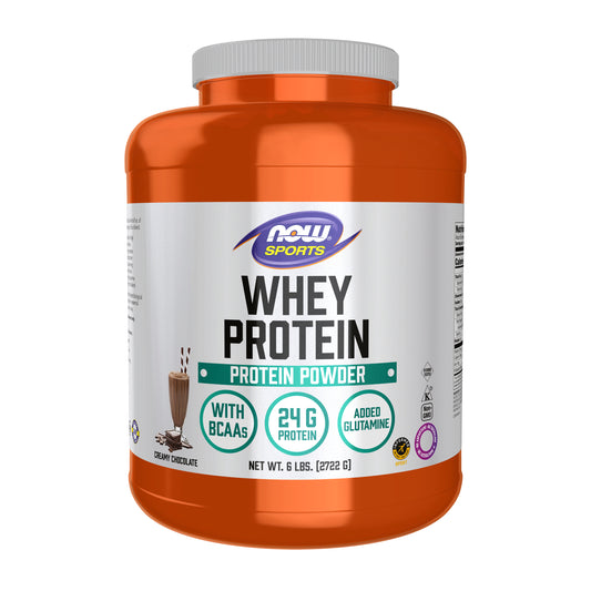 Whey Protein, Creamy Chocolate Powder - 6 lbs.