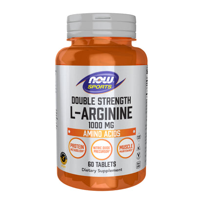 L-Arginine 1000 mg, Double Strength - 60 Tablets