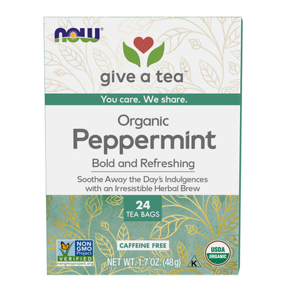 Peppermint Tea, Organic - 24 Tea Bags