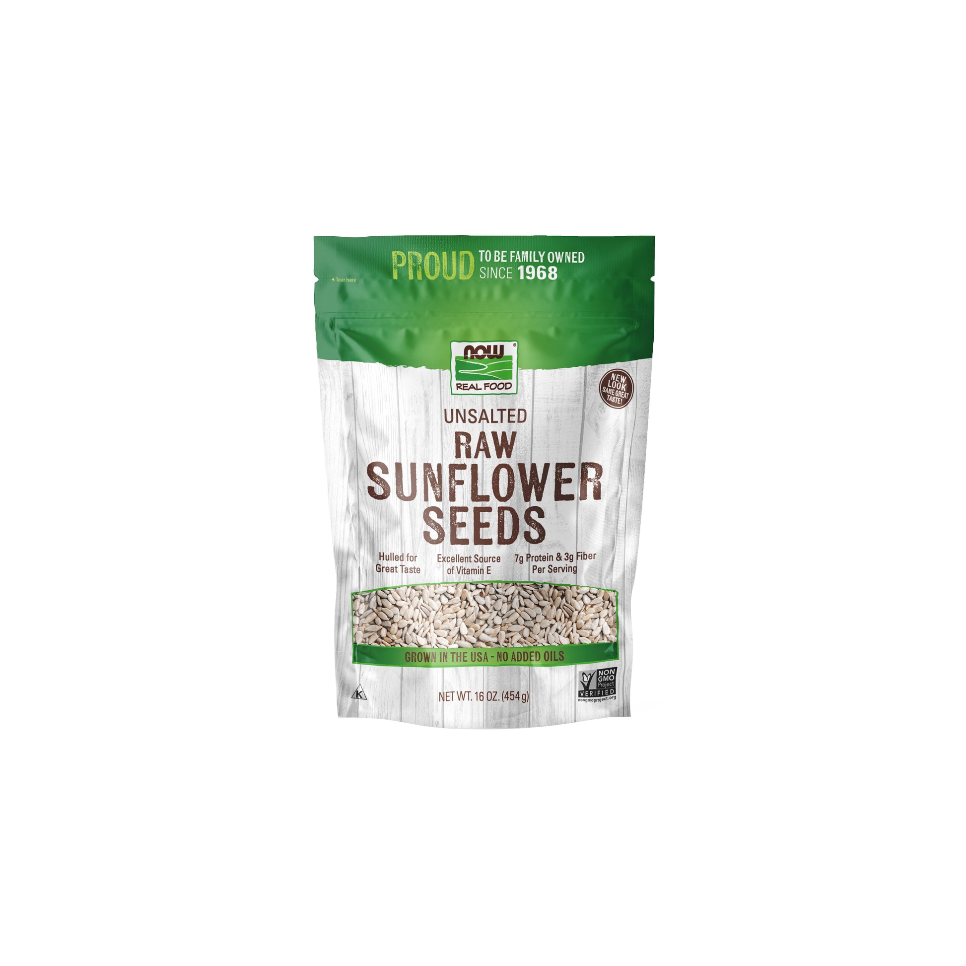 Sunflower Seeds, Raw & Unsalted - 1 lb.