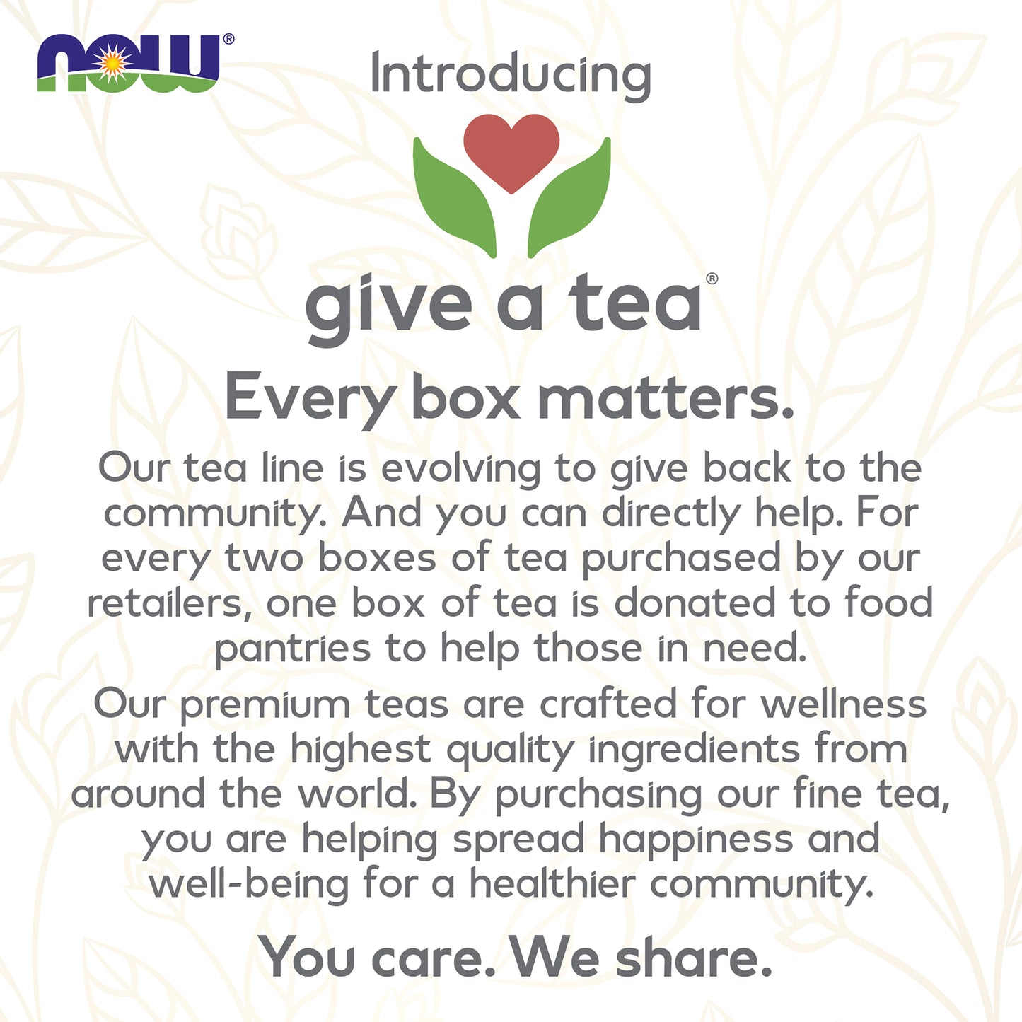 NOW Organic Black Tea everyday wellness tea bags