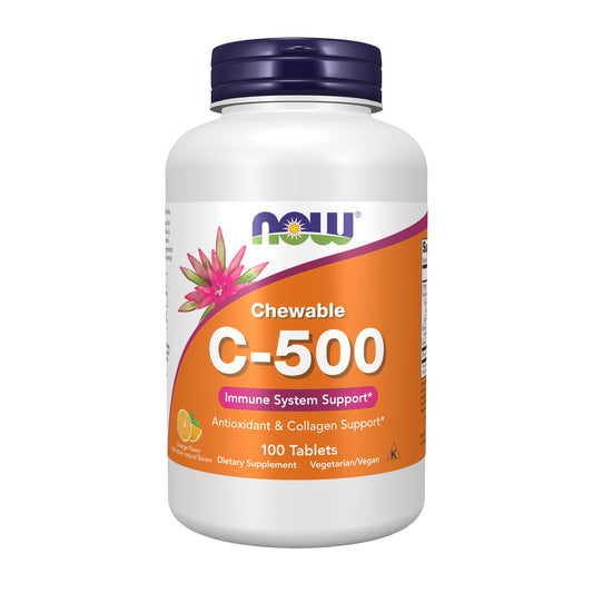 Vitamin C-500 Orange Chewable - 100 Tablets