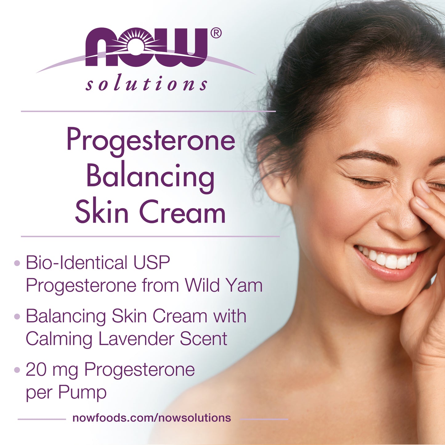 NOW Solutions Progesterone from Wild Yam cream with lavender scent