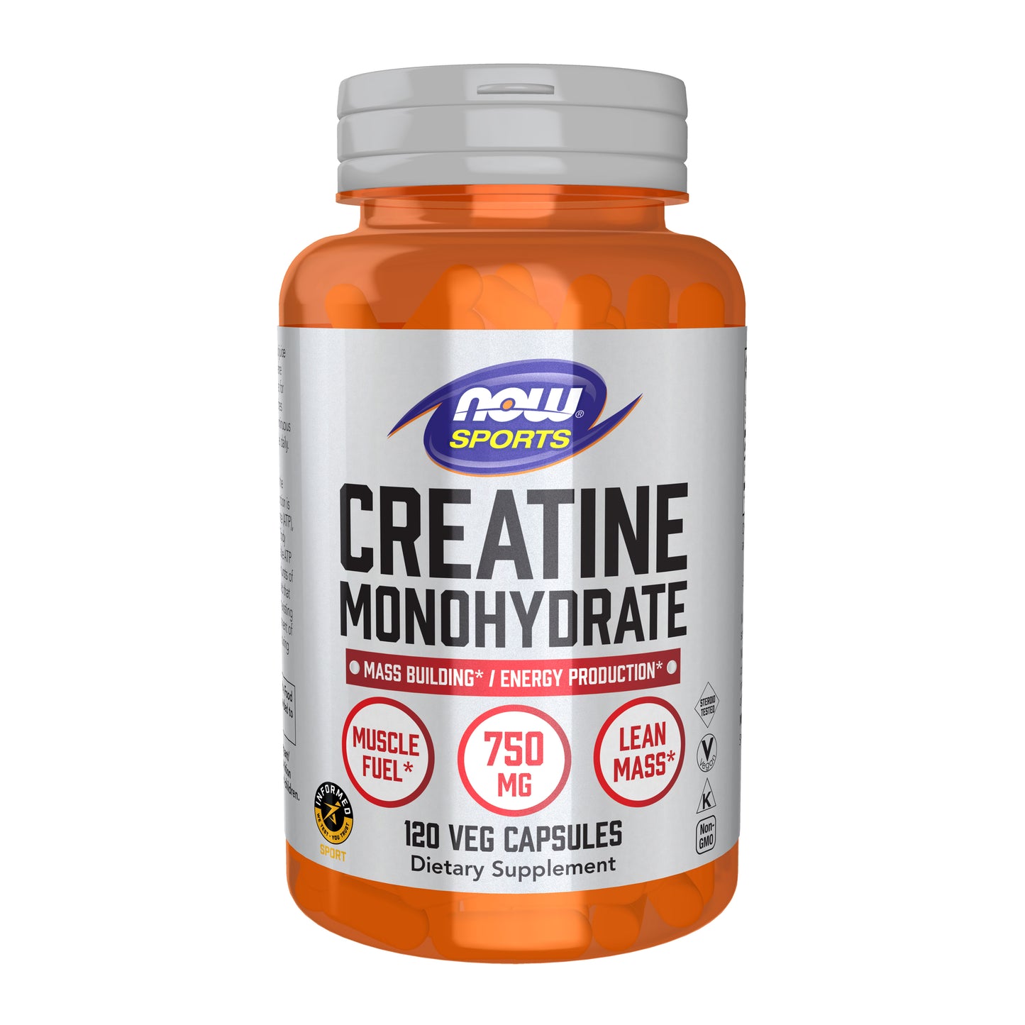 Creatine Monohydrate 750 mg - 120 Veg Caps