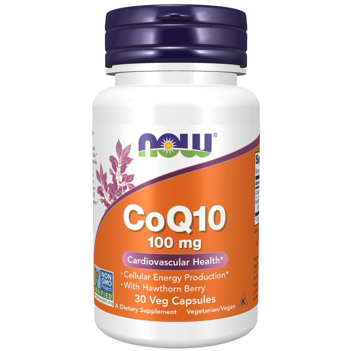 CoQ10 100 mg with Hawthorn Berry - 30 Veg Capsules