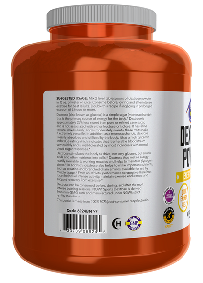 Dextrose Powder | NOW Sports Energy Fuel 10 lbs