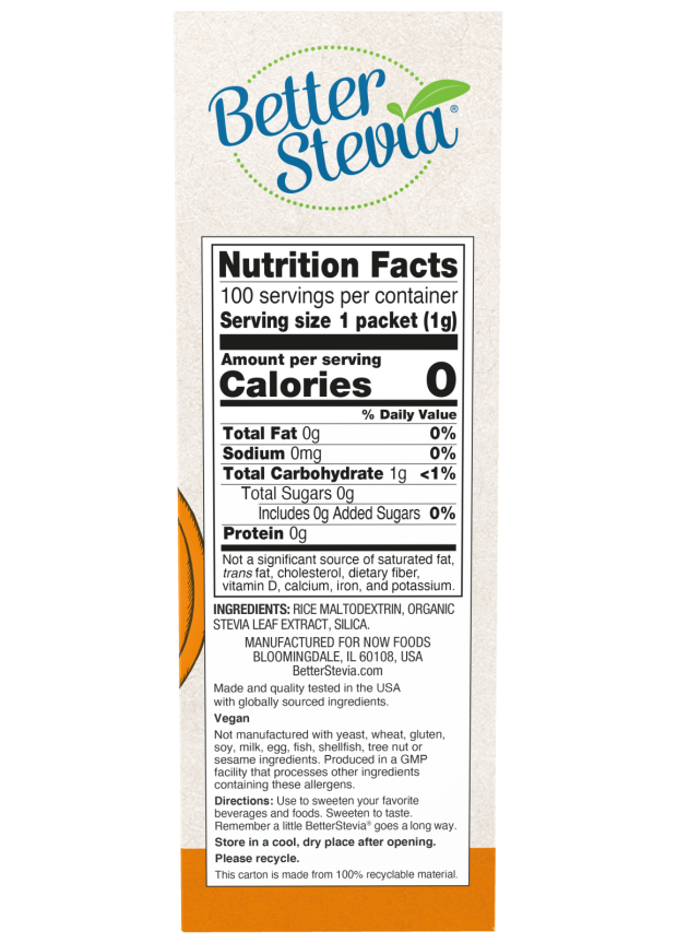 Stevia Sweetener Packets